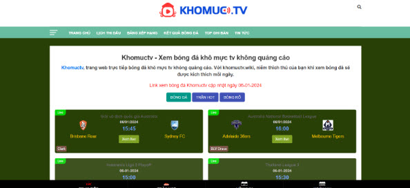KhomucTV - Trang xem trực tiếp bóng đá uy tín - Ảnh 2