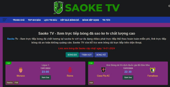 Saoke TV - Kênh xem trực tiếp bóng đá hấp dẫn nhất - Ảnh 2