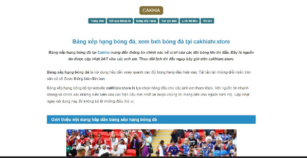 Cakhia TV kênh xem trực tiếp bóng đá, uy tín tại Việt Nam 2024 - Ảnh 1